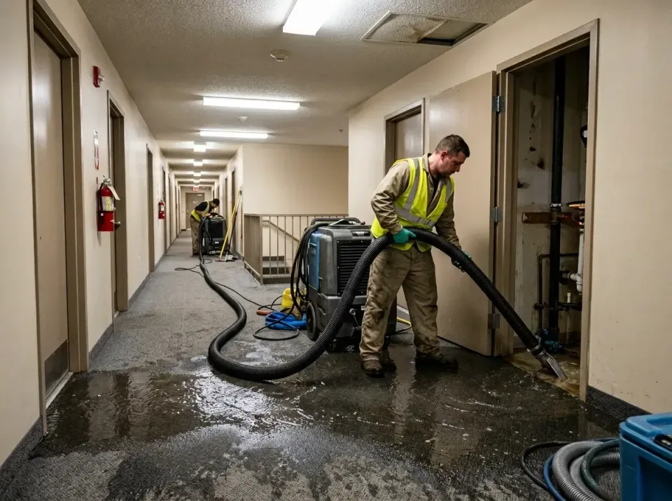 multi-unit-apartment-hallway-f-005 — frequently asked questions, Emergency Burst Pipe Water Extraction & Removal in Santa Pa…